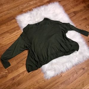 MOSSIMO • Target Forest Green Flowy Cotton Top